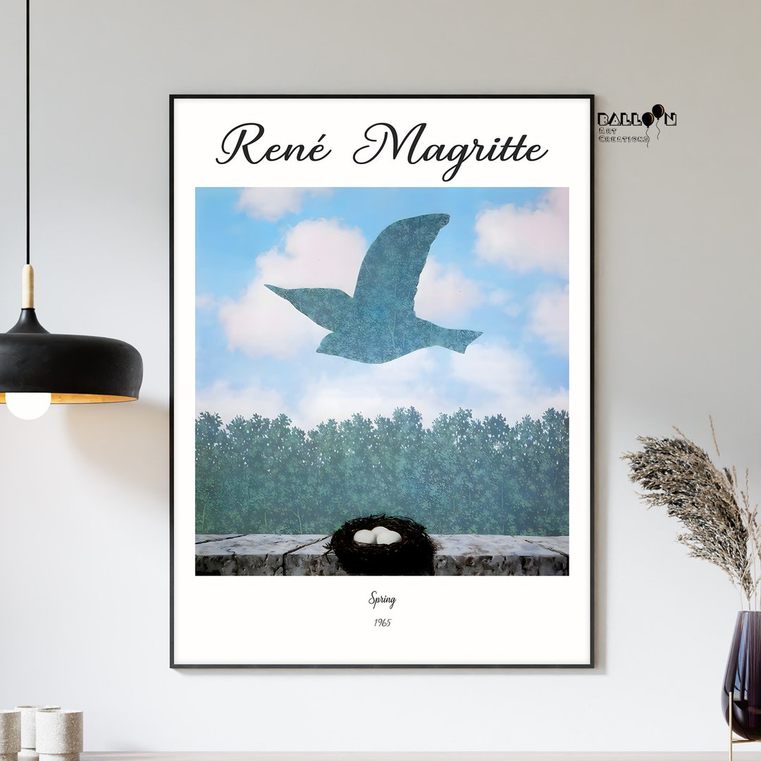 Rene Magritte, Spring, 1965, Rene Magritte Poster, Famous