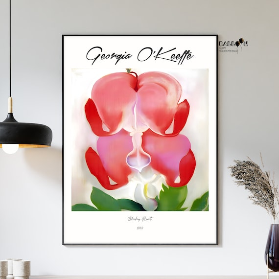 IA O'KEEFFE ポスター Georgia O'Keefe Exhibition Poster 1987 Very Large and Very Rare 4