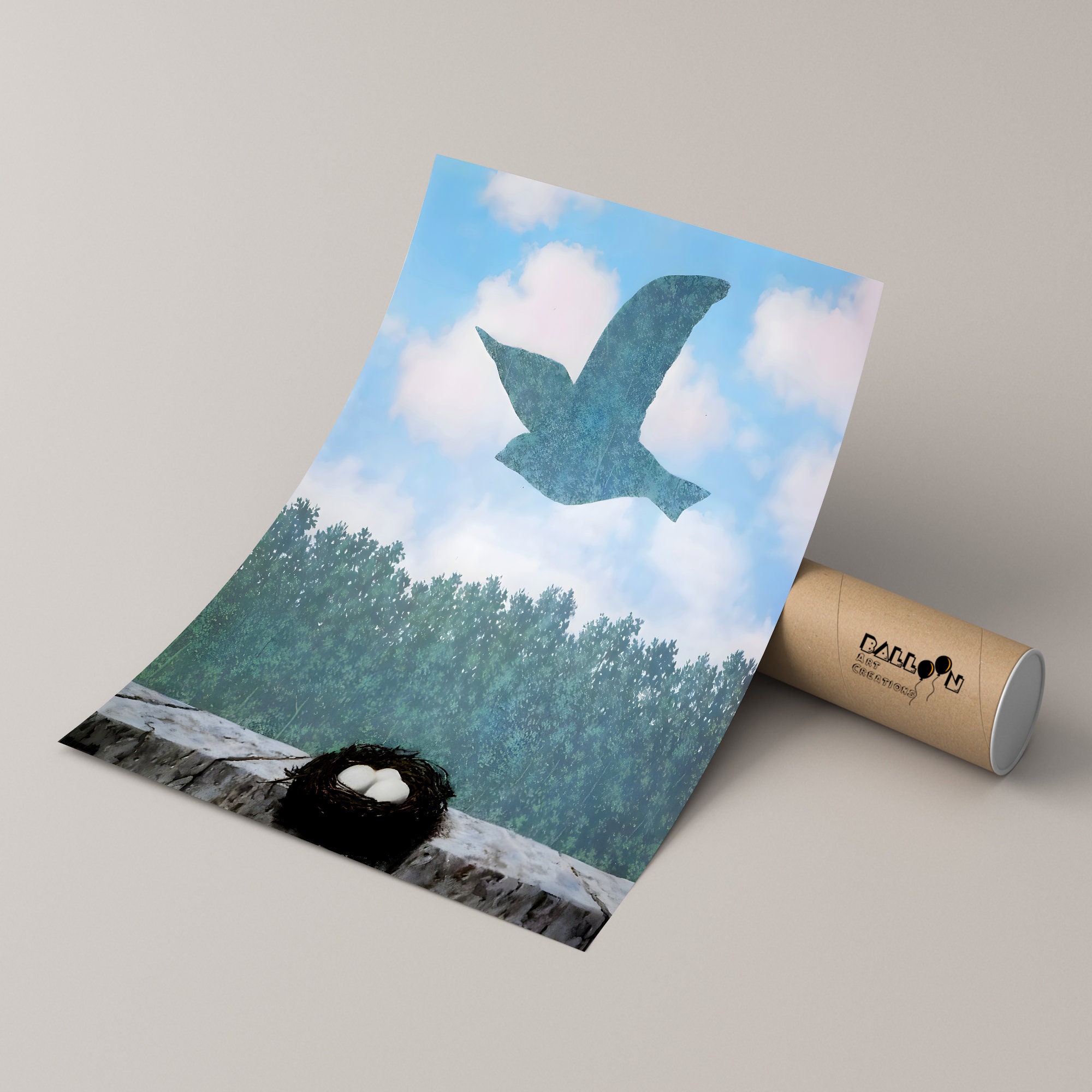 Rene Magritte, Spring, 1965, Rene Magritte Poster, Magritte Print ...