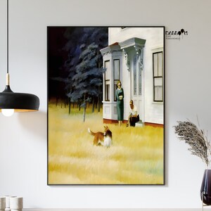 Edward Hopper, Cape Cod Evening, 1939, Edward Hopper Poster, House Print, Exhibition Poster, Modern Wall Art, Hopper Poster, Home Wall Art