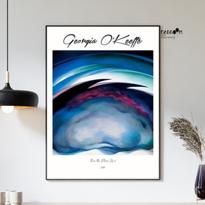 Georgia O Keeffe, From the Plains No.1, 1919, Georgia O&#39;Keeffe Print, Modern Art, Exhibition Wall Art, Home Wall Art, Famous Paintings