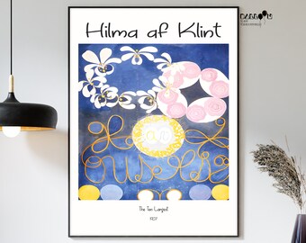 Hilma Af Klint, The Ten Largest, 1907, Hilma Af Klint Poster, Modern Art, Colorful Poster, Home Wall Decor, Abstract Art, Famous Paintings