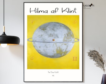 Hilma Af Klint, The Dove No.12, 1915, Hilma Af Klint Poster, moderne kunst, abstracte kunst, kleurrijke poster, geometrische print, Home Wall Decor