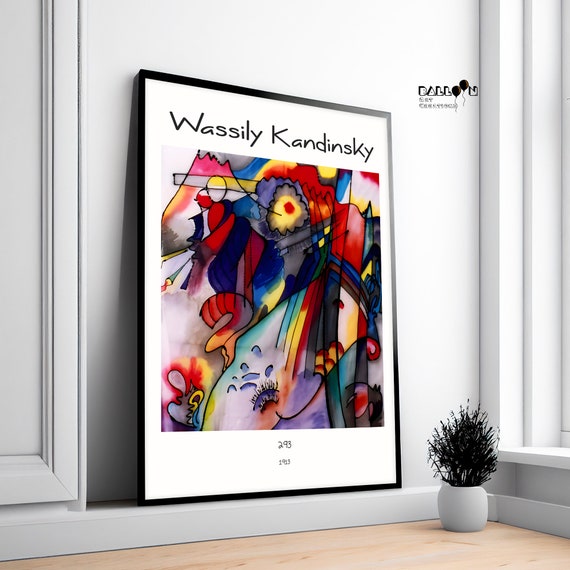 Wassily Kandinsky, 293, 1913, Kandinsky Poster, Expressionist Art