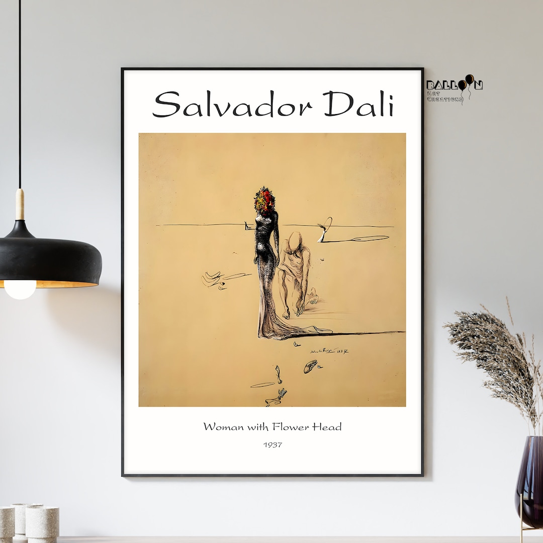 Salvador Dali, Woman With Flower Head, 1937, Salvador Dali