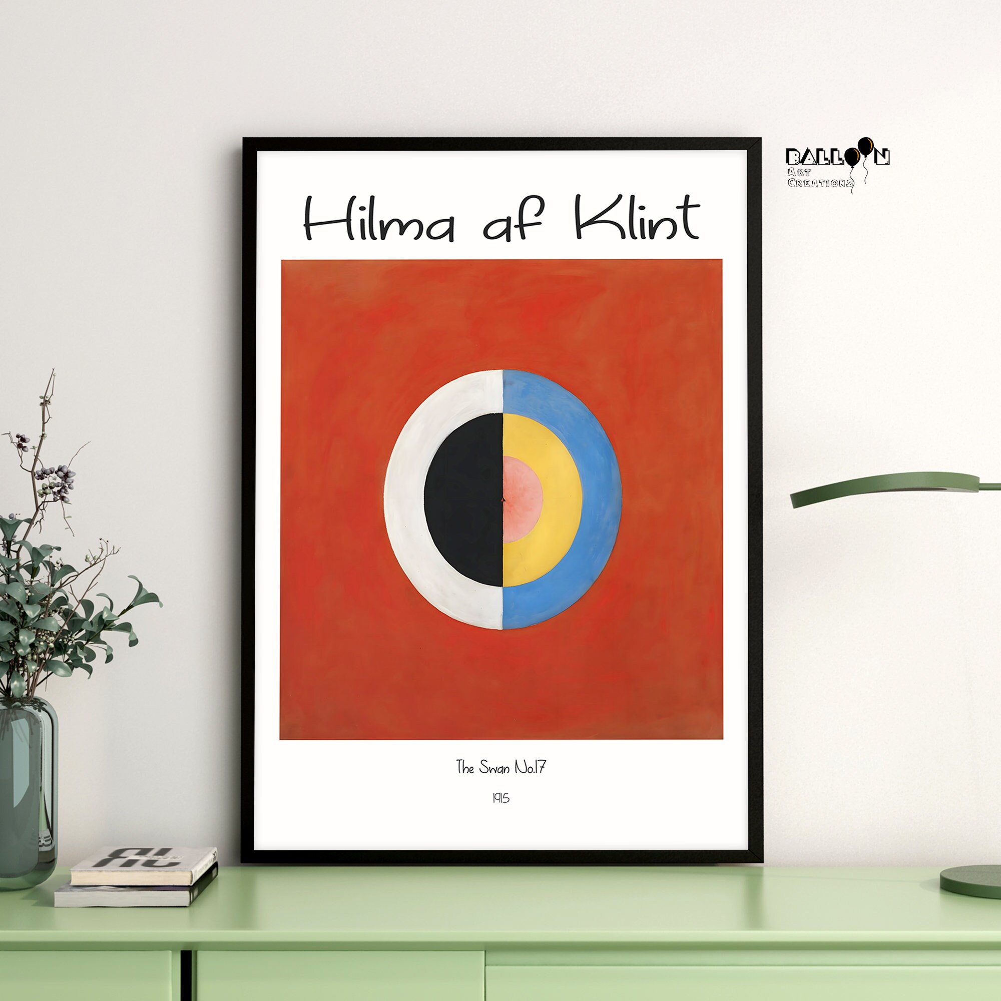 Hilma Af Klint, the Swan No.17, 1915, Klint Poster, Modern Art
