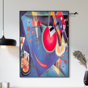 Wassily Kandinsky, Blue, 1925, Kandinsky Poster, Abstract Art, Colorful Wall Decor, Expressionist Art, Modern Art Print, Home Wall Art