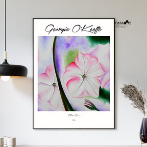 希少! Georgia O'Keeffe Petunia,1925 Poster Georgia O'keeffe 