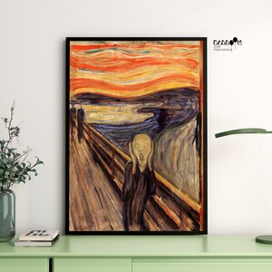 Edvard Munch, the Scream, 1893, Edvard Munch Poster, Portrait Art ...
