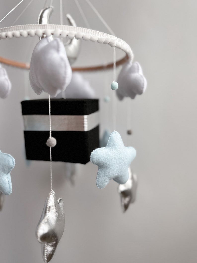 Islamic Baby Crib Mobile, Kaaba Baby Mobile, Muslim Baby Crib Mobile