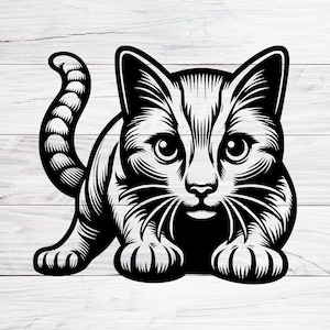 Ginger Cat Svg, Ginger Cat Design, Dla, Odzież, Kubki, Dekoracje, Rzemiosło, Scrapbooking, Branding, Karty, Prezenty dla Miłośników Kotów, Svg, Png, Jpg