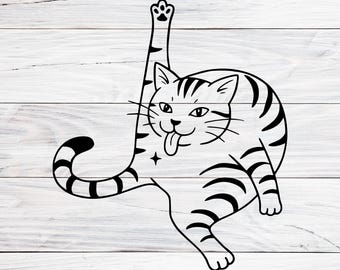 Cat Butt SVG, PNG, JPG, Funny Design, Catlovers Clipart, For Cricut