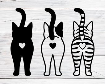 Drei Katzen Kunst, lustige Katze Kunst, Katzen Kunst, hochwertige Datei, Katzen Mama Kunst, für Katzenliebhaber, SVG, Png, Jpg, digitaler Download