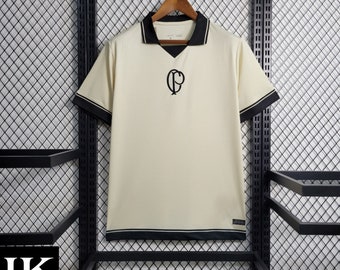 Maglia da calcio speciale Corinthians, maglia da calcio speciale Corinthians, kit sportivi retrò, regali per uomo