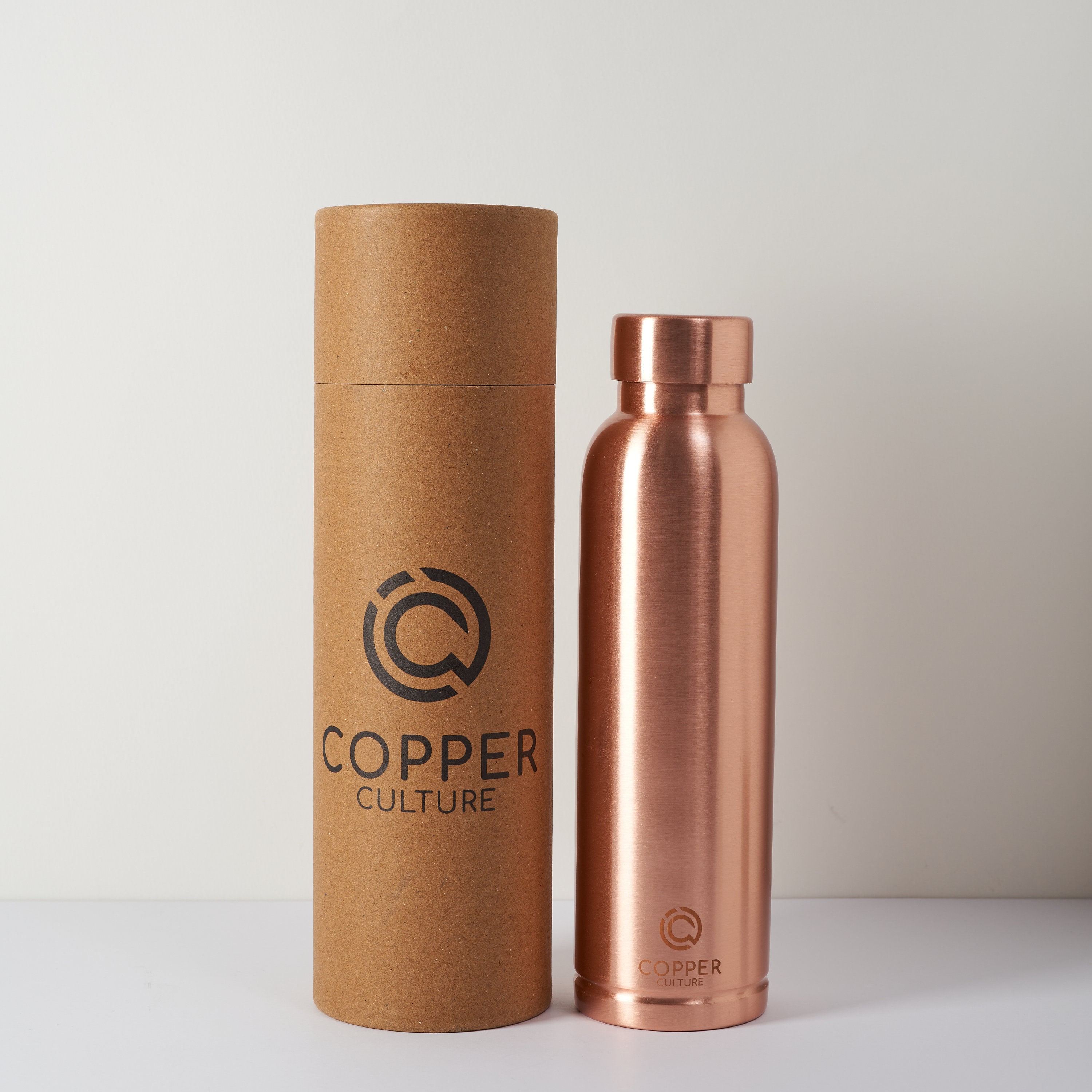 Polished Copper Water Bottle - 950ml - Copperculture - Etsy