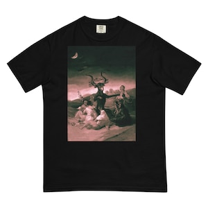 Camisa oculta satânica de comunhão, rei do inferno, príncipe, duque, demoníaco, bruxa, wicca, blasfemo, luciferiano, camiseta de blasfêmia, mal gótico, top