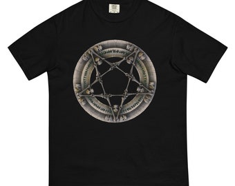 Rustic Pentagram Satanic Occult Shirt Hell King Prince Duke Demon Demonic Witch Wicca Blasphemous Luciferian Blasphemy tee evil gothic top