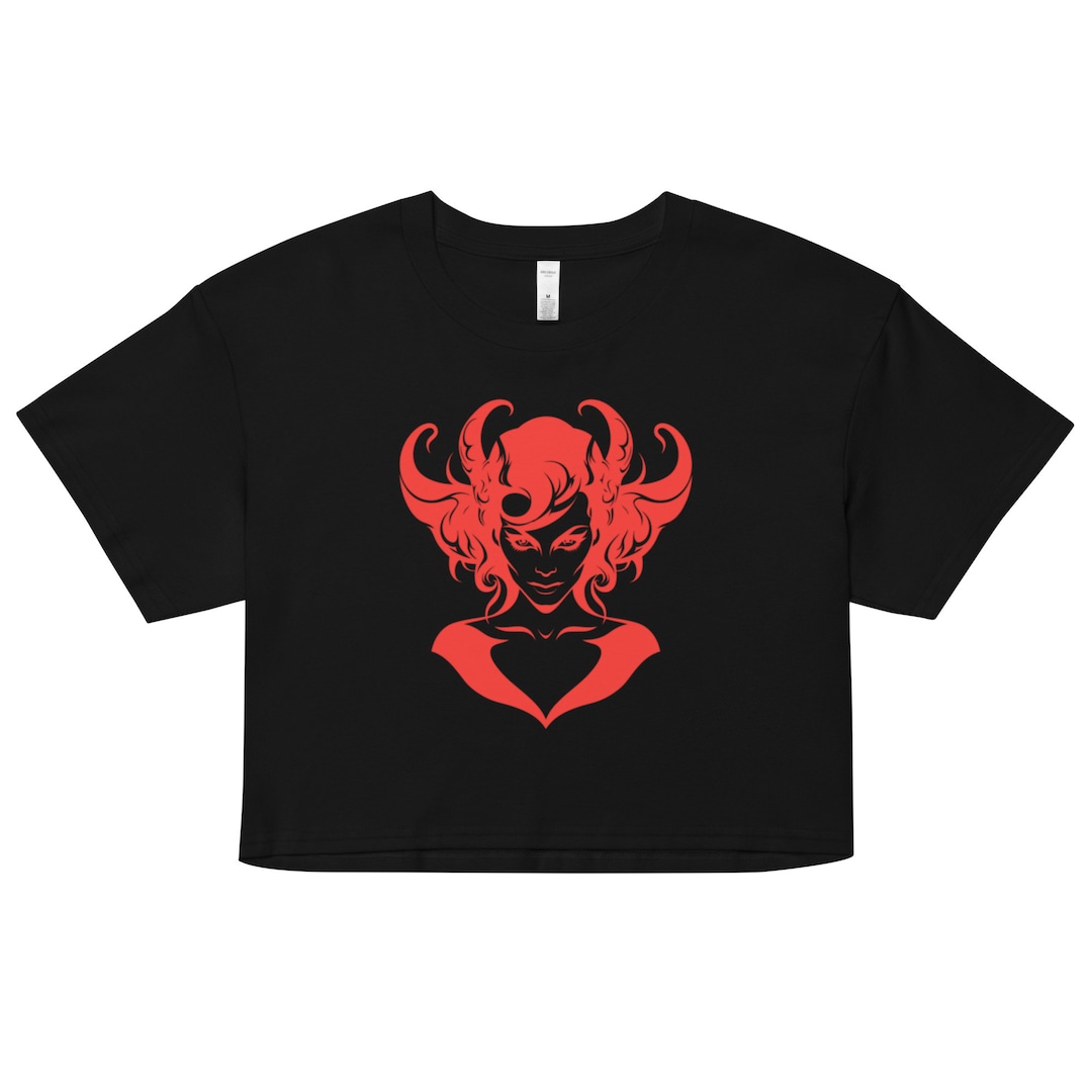 Satanic Demon Gothic Witch Women's Golf Shirts