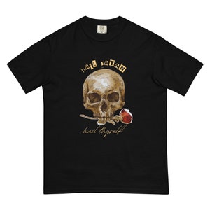Hail Satan Hail Thyself Satanic Occult Shirt Hell King Prince Duke Demon Demonic Witch Wicca Luciferian Blasphemy tee evil gothic Wiccan top