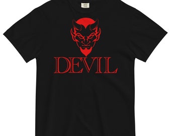 Duivel Unisex satanische occulte heks Lillith Devil Lucifer Satanisme Shirt godslasterlijke Luciferiaanse godslastering T-shirt gothic demon Wicca Wicca