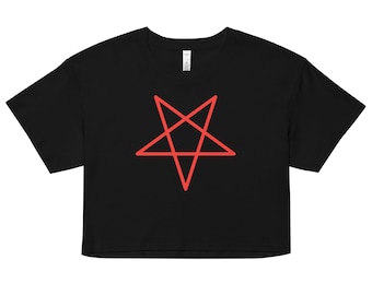 Baphomet Satanc Pentagram Dstressed Logo Tank Top T-shrt - Etsy