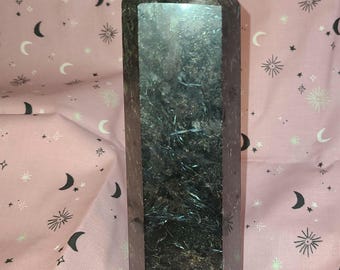 Large Arfvedsonite Astrophyllite Crystal Tower