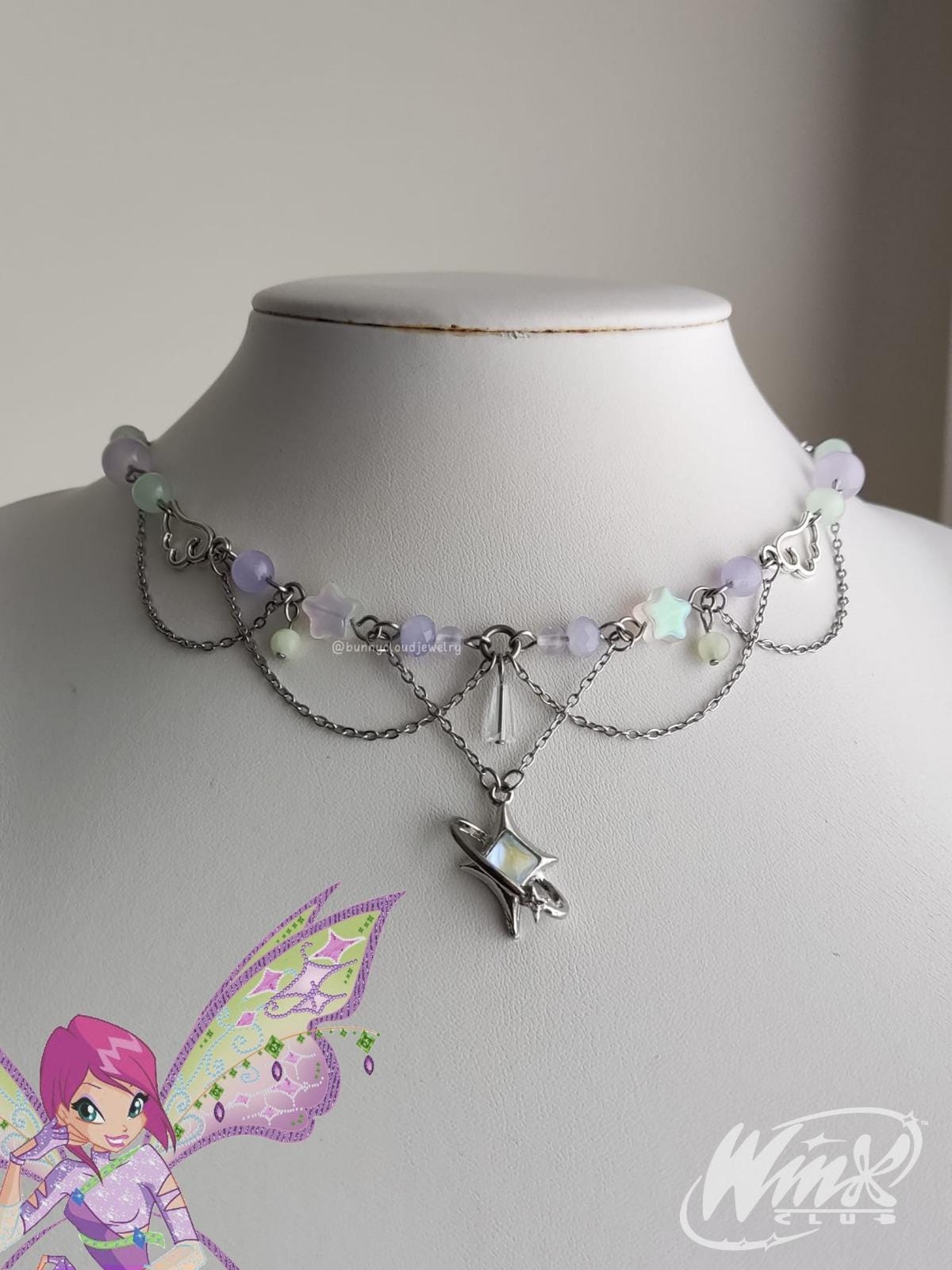 VEXXS Collana Uomo Con Ciondolo A Croce Mosaico - Acciaio 316L Placcato Oro 18k - Ipoallergenico, Regalo
