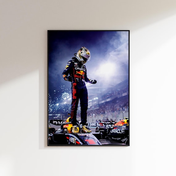Max Verstappen Poster, F1 Red Bull Poster, Formula 1 Red Bull, Formula 1 Poster, F1 Poster, F1 Wall Art, Formula 1 Print, Verstappen Poster