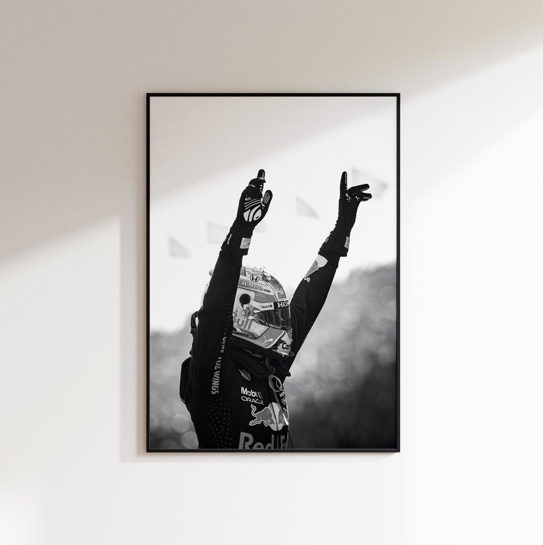 Max Verstappen Poster Formula 1 Red Bull Poster F1 Decor Formula 1
