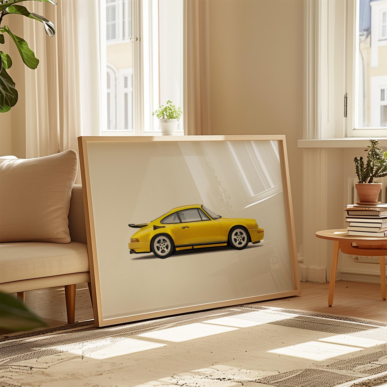 Porsche 911 Ruf CTR Yellowbird Poster , Porsche Poster, Home Office ...