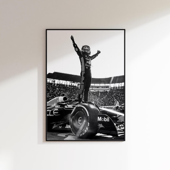 Max Verstappen Poster, Formula 1 Red Bull Poster, F1 Gift, Formula 1 Poster, F1 Poster, F1 Wall Art, Formula 1 Print, Verstappen Poster