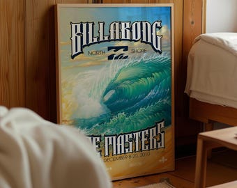 2008 BILLABONG PIPELINE MASTERS Surf Print - Surfing Poster - Etsy