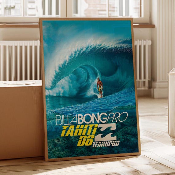 Billabong Pipeline Masters ポスター 2008年 2008 BILLABONG PIPELINE MASTERS Surf Print - Surfing Poster