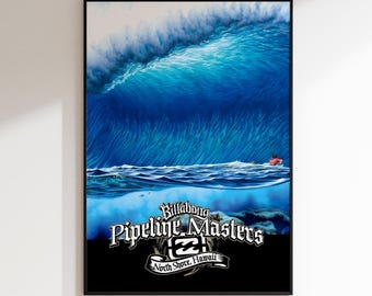 Official Billabong Pipeline Masters Contest Hawaii New With Tags