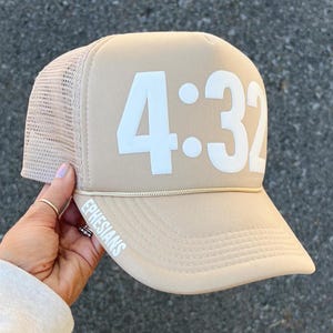 Christian Hat with Bible Verse Hat Gift Idea Custom Faith Based Hat for Christian Teen Customizable Hat for Religious Mom Trendy Trucker Hat