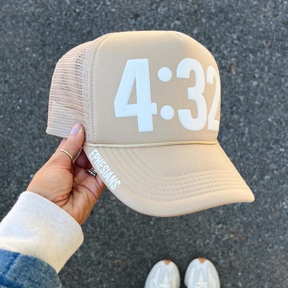 Christian Hat with Bible Verse Hat Gift Idea Custom Faith Based Hat for Christian Teen Customizable Hat for Religious Mom Trendy Trucker Hat