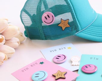 Geestelijke gezondheid speld set voor hoed accessoire cadeau voor tiener Backback grappige pin voor therapeut zelfzorg cadeau voor vrouwen revers speld voor jas