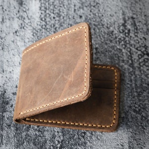 Engraved Leather Wallet for Men, Personalized Wallet, Custom Wallet, Fathers Day Gifts, Husband, Boyfriend, Dad