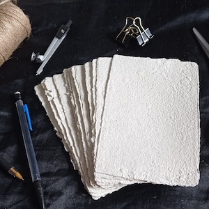 Fabrication de papier artisanal recyclé respectueux de l'environnement - 9 feuilles | Fournitures créatives durables Scrapbooking Papier artisanal pour la gravure Zéro déchet