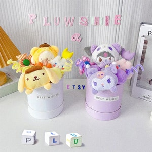 Plushie Bouquet Plush Valentines Cute Toy Flowers