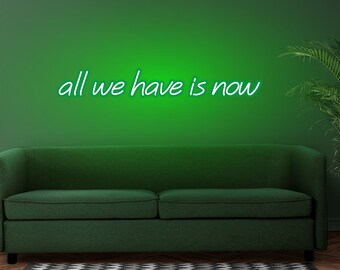 Wszystko co mamy to teraz Neon Sign for Gift. Znak LED do dekoracji domu