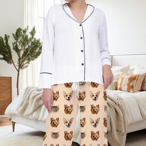 Custom Pajamas For Pet Lover Using Pet Photo And Name - Custom Pajamas - Personalized Pajamas - Dog Cat Owner Pajamas - Custom Gift Pajamas