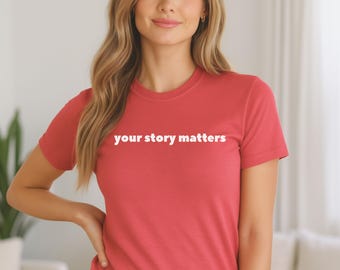 あなたの物語は大切です。クリスチャンTシャツ、長袖、タンクトップ、スウェットシャツ。