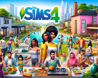 The Sims 4 Complete Collection - Includes All Expansions, DLCs, and Bonus Packs - Full PC Game Bundle