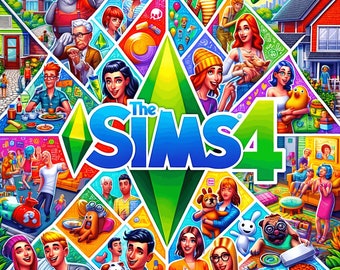 The Sims 4 Complete Collection - Including All Expansions, DLCs, and Bonus Packs, Full PC Game Bundle