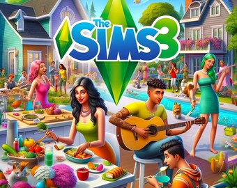 The Sims 3 Complete Collection - Includes All Expansions, DLCs, and Bonus Packs - Full PC Game Bundle