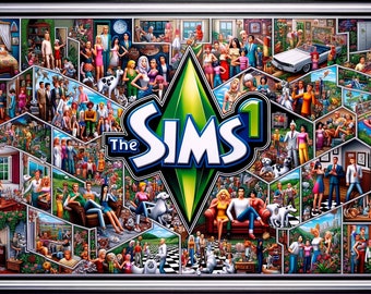 Colección completa de Los Sims 1: incluye todas las expansiones, contenidos descargables y paquetes de bonificación, paquete completo de juegos para PC