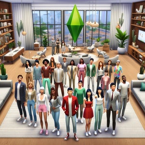 Colección completa de Los Sims 4: incluye todas las expansiones, contenidos descargables y paquetes de bonificación, paquete completo de juegos para PC imagen 10