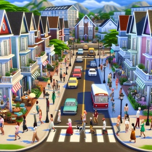 Die Sims 4 Komplette Sammlung Enthält alle Erweiterungen, DLCs, und Bonus Packs Volles PC Spiele Bundle Bild 7