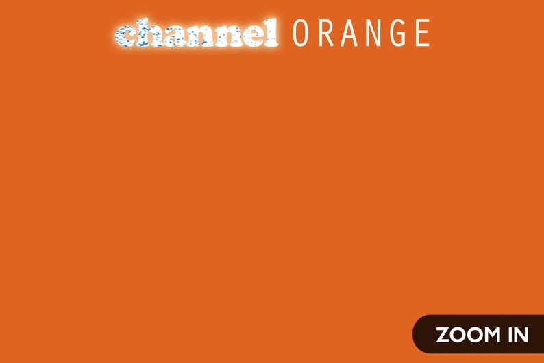 Frank Ocean Posters / Channel Orange Poster / Nostalgia Ultra Tracklist